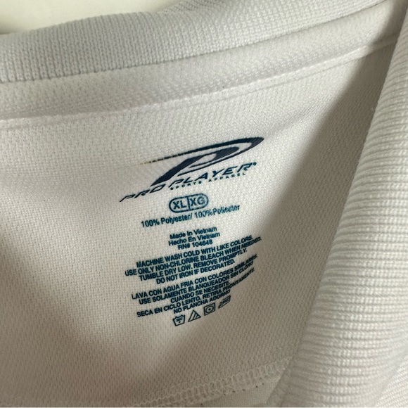 White USC Trojan Pro Player Golf Polo Shirt Mens Size X-Large XL Football NCAA - Picture 4 of 6